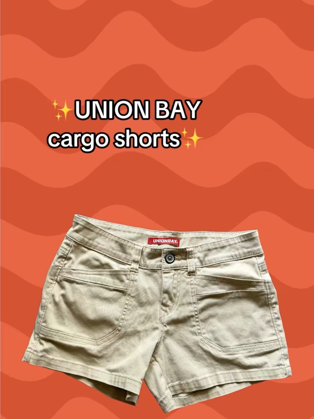 UNIONBAY Khaki Cargo Shorts